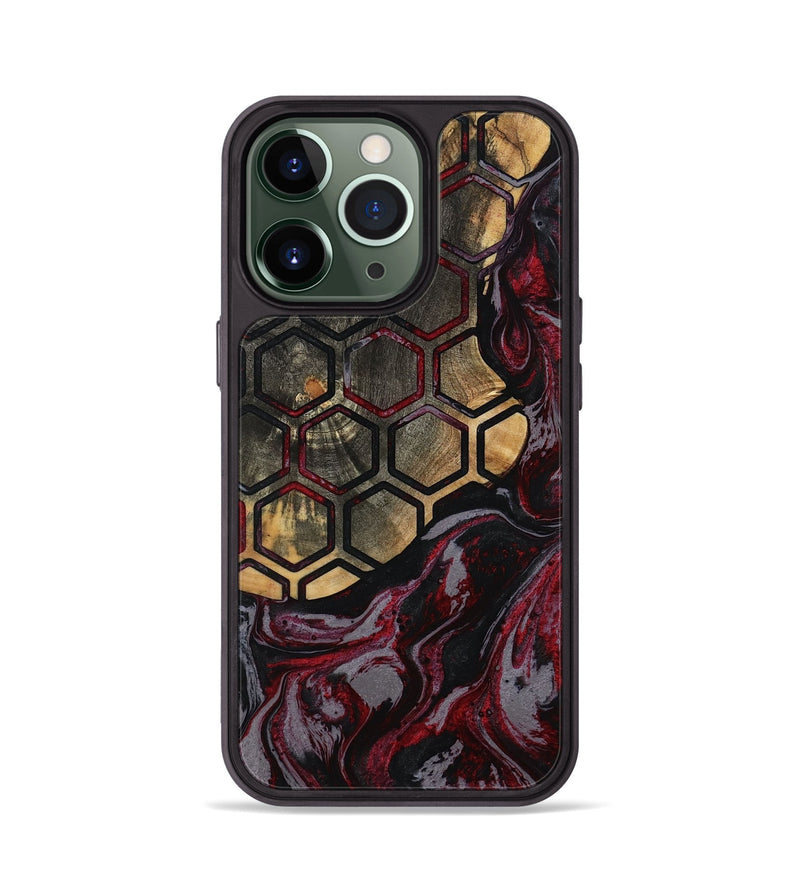 iPhone 13 Pro Wood Phone Case - Eboni (Pattern, 790533)