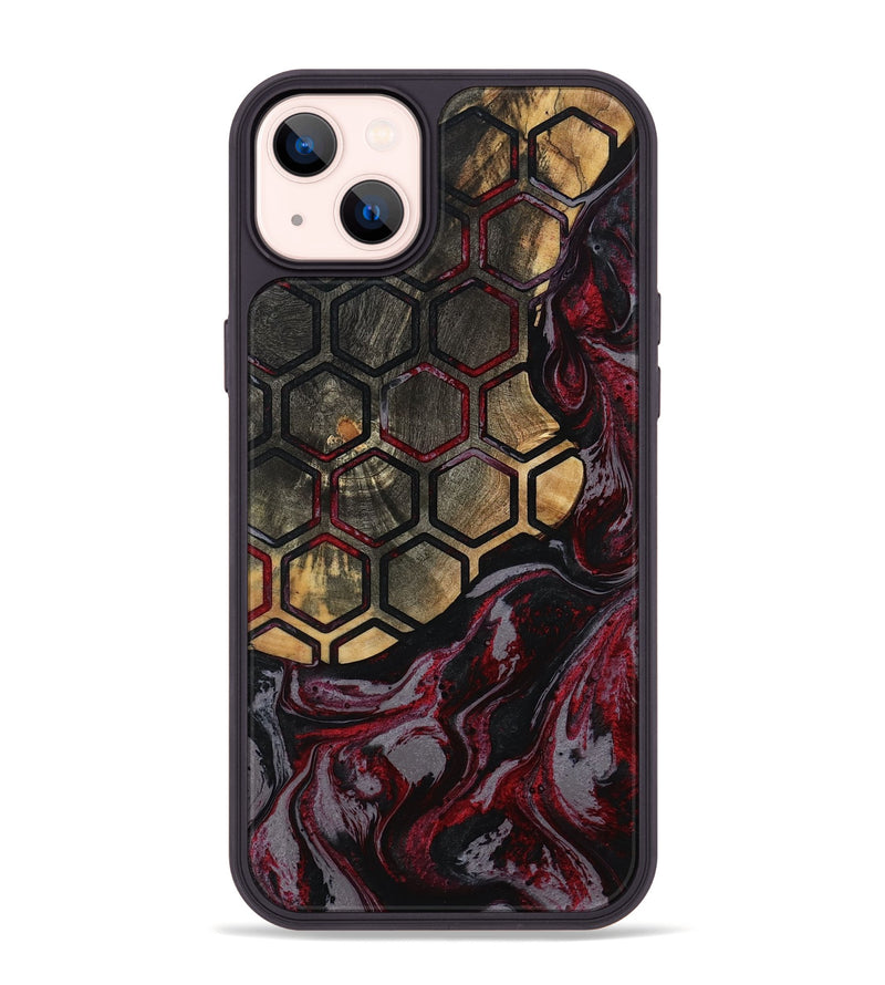 iPhone 14 Plus Wood Phone Case - Eboni (Pattern, 790533)