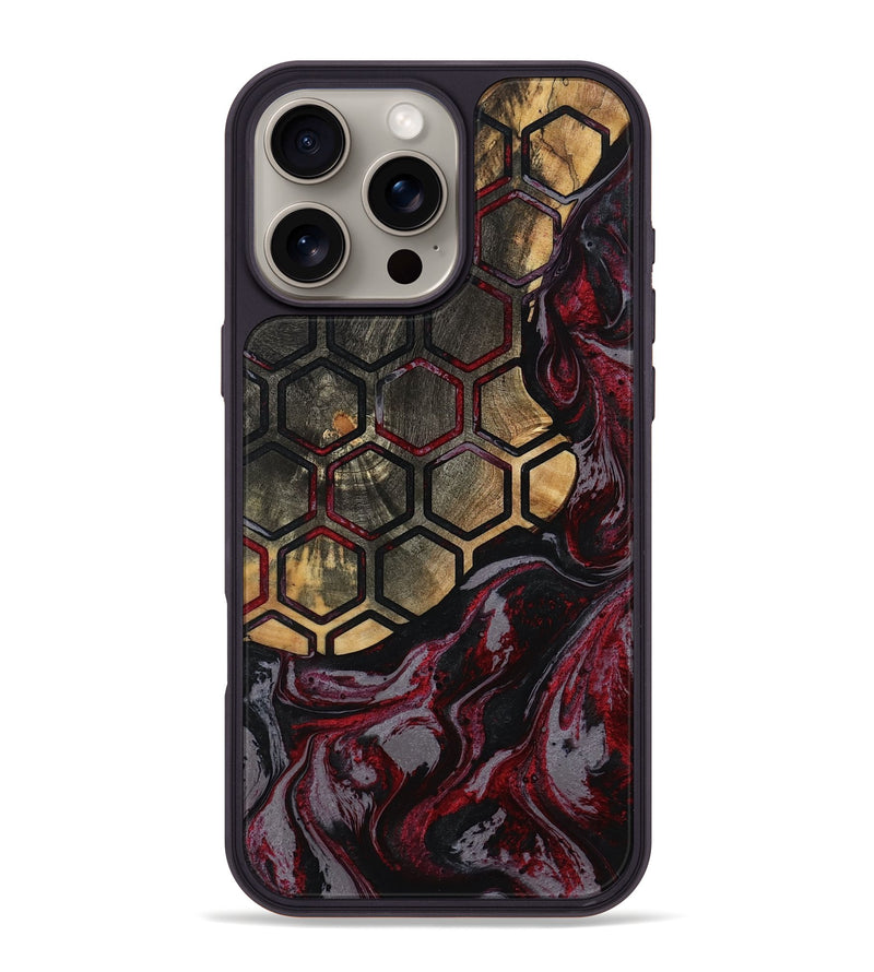iPhone 16 Pro Max Wood Phone Case - Eboni (Pattern, 790533)