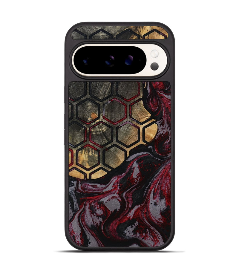 Pixel 9 Wood Phone Case - Eboni (Pattern, 790533)
