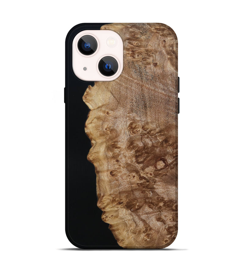 iPhone 14 Wood Live Edge Phone Case - Dusty (Wood Burl, 790622)