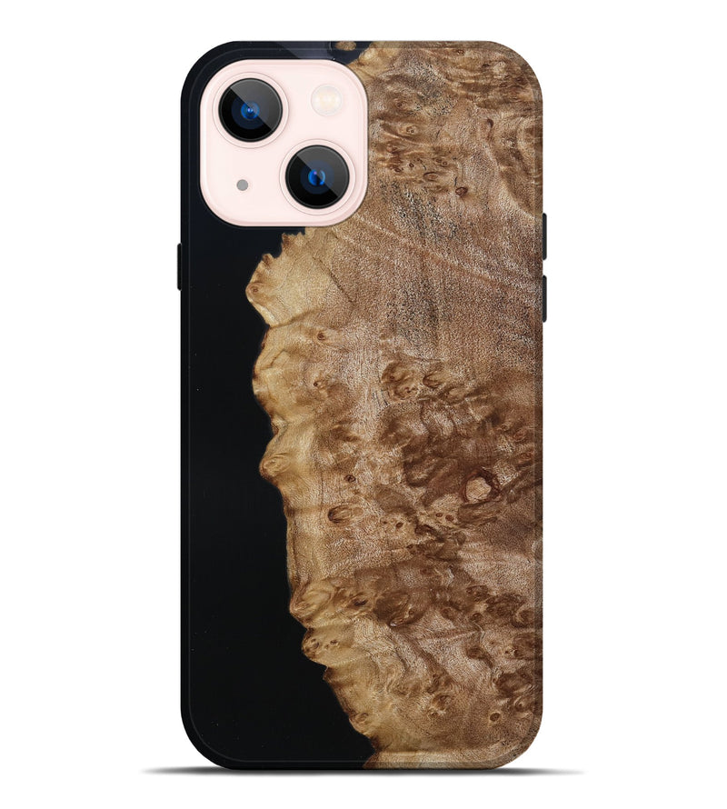 iPhone 14 Plus Wood Live Edge Phone Case - Dusty (Wood Burl, 790622)