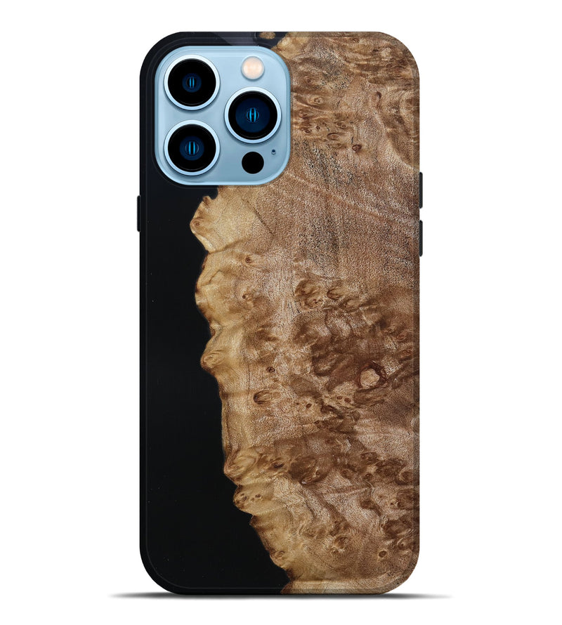iPhone 14 Pro Max Wood Live Edge Phone Case - Dusty (Wood Burl, 790622)