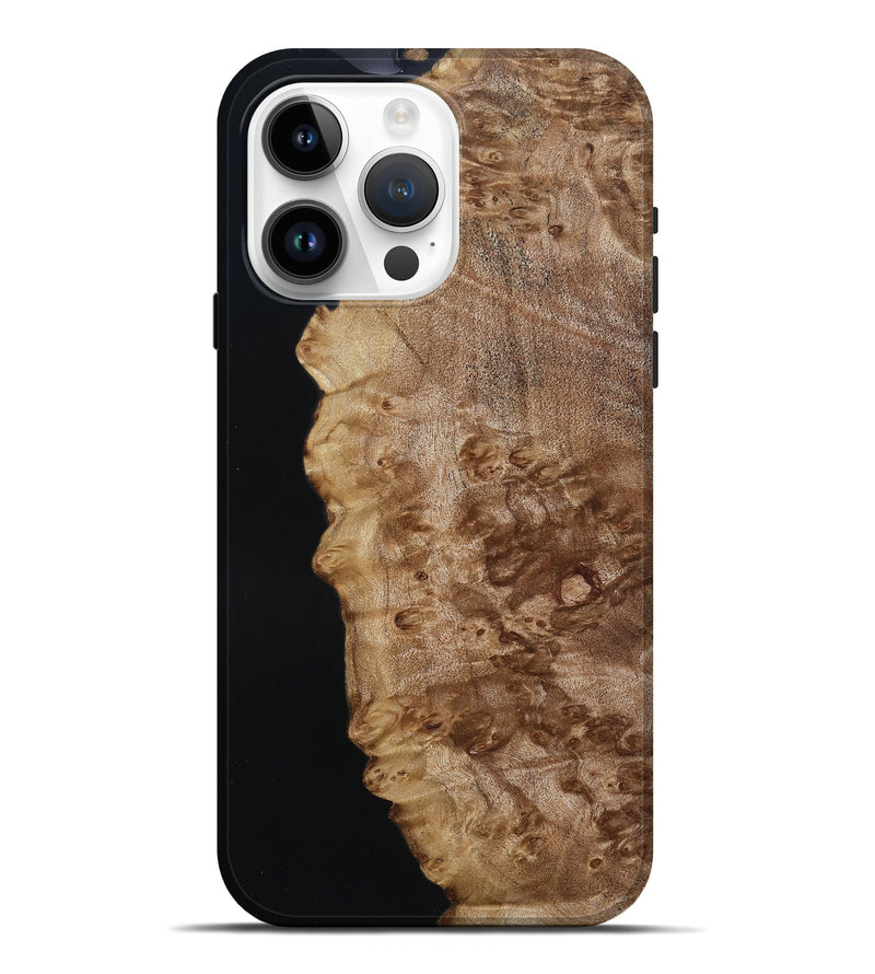 iPhone 15 Pro Max Wood Live Edge Phone Case - Dusty (Wood Burl, 790622)
