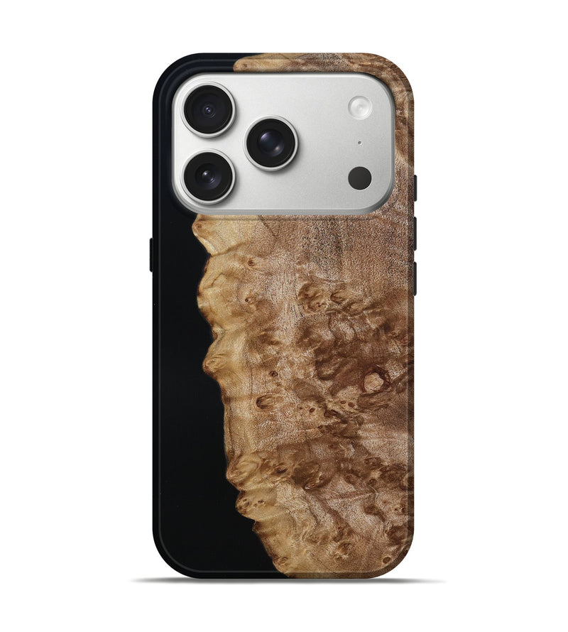 iPhone 17 Pro Wood Live Edge Phone Case - Dusty (Wood Burl, 790622)