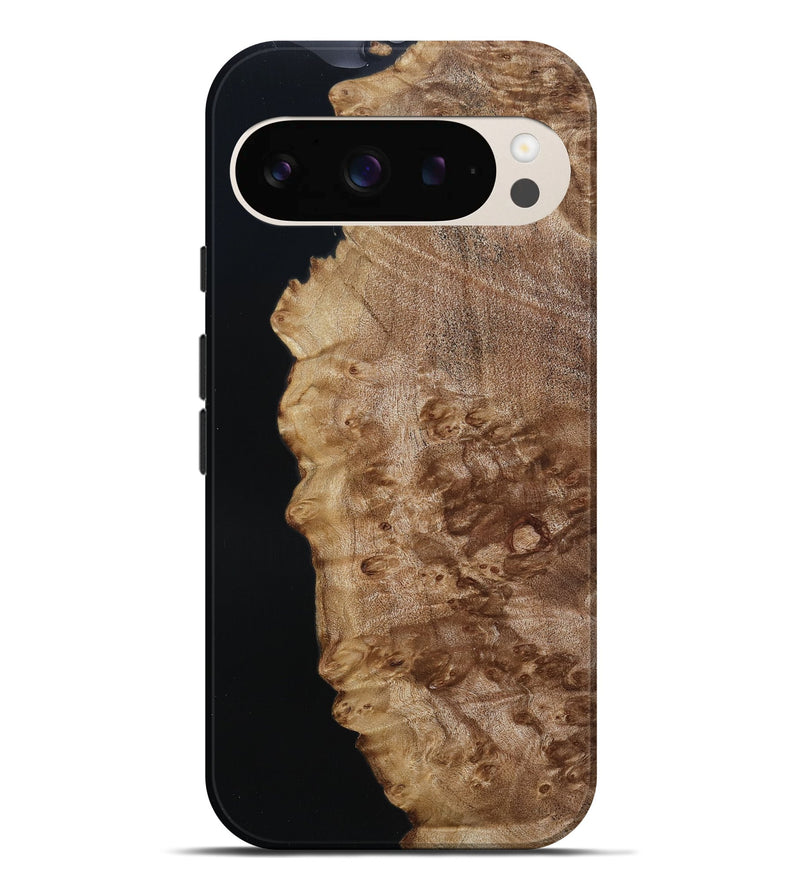 Pixel 9 Pro XL Wood Live Edge Phone Case - Dusty (Wood Burl, 790622)