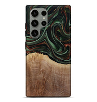Galaxy S23 Ultra Wood Live Edge Phone Case - Hermon (Green, 790624)