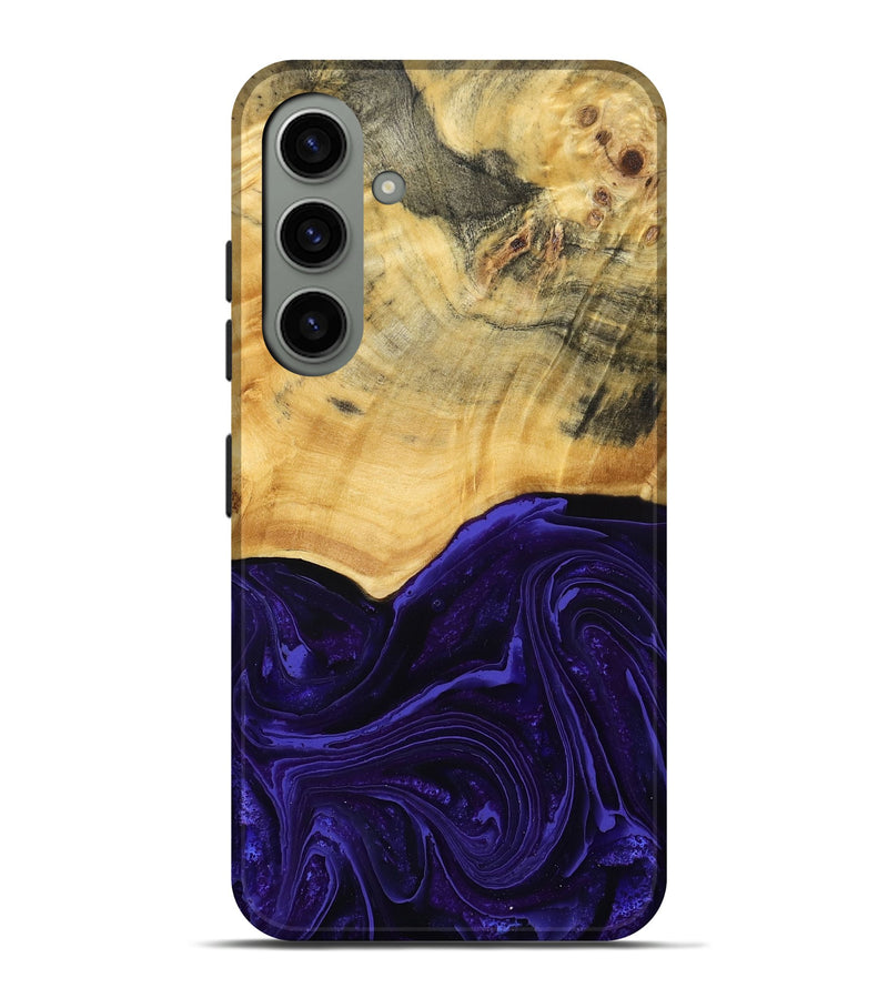 Galaxy S24 Plus Wood Live Edge Phone Case - Kaylah (Purple, 790636)