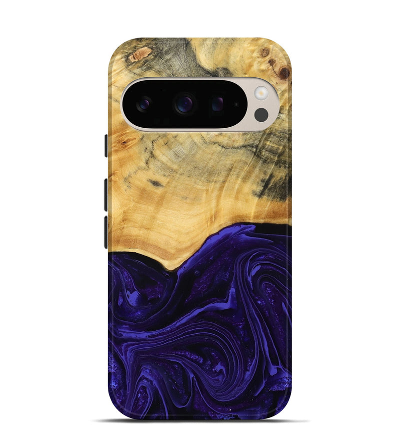 Pixel 10 Wood Live Edge Phone Case - Kaylah (Purple, 790636)