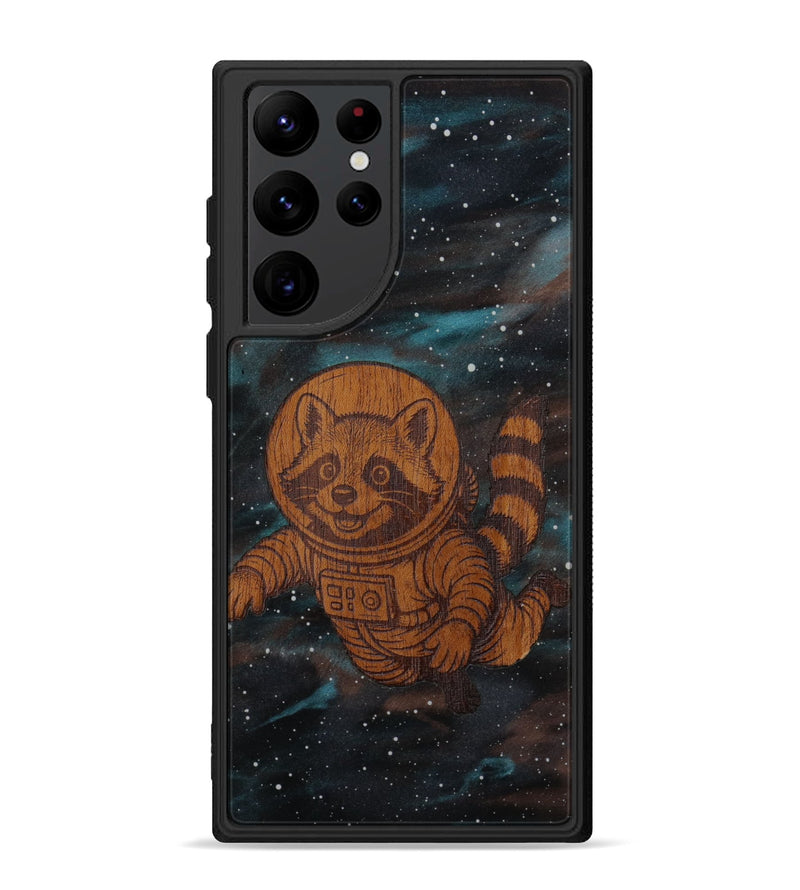 Galaxy S22 Ultra Wood Phone Case - Galactic Bandit (Curated)
