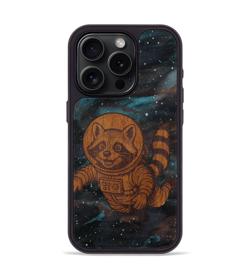 iPhone 15 Pro Wood Phone Case - Galactic Bandit (Curated)