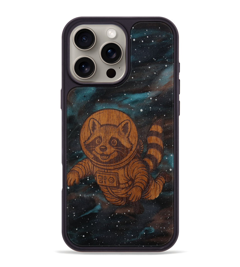 iPhone 16 Pro Max Wood Phone Case - Galactic Bandit (Curated)