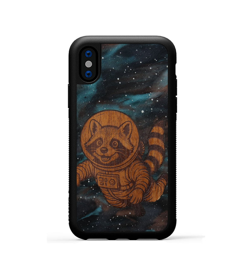 iPhone Xs Wood Phone Case - Galactic Bandit (Curated)