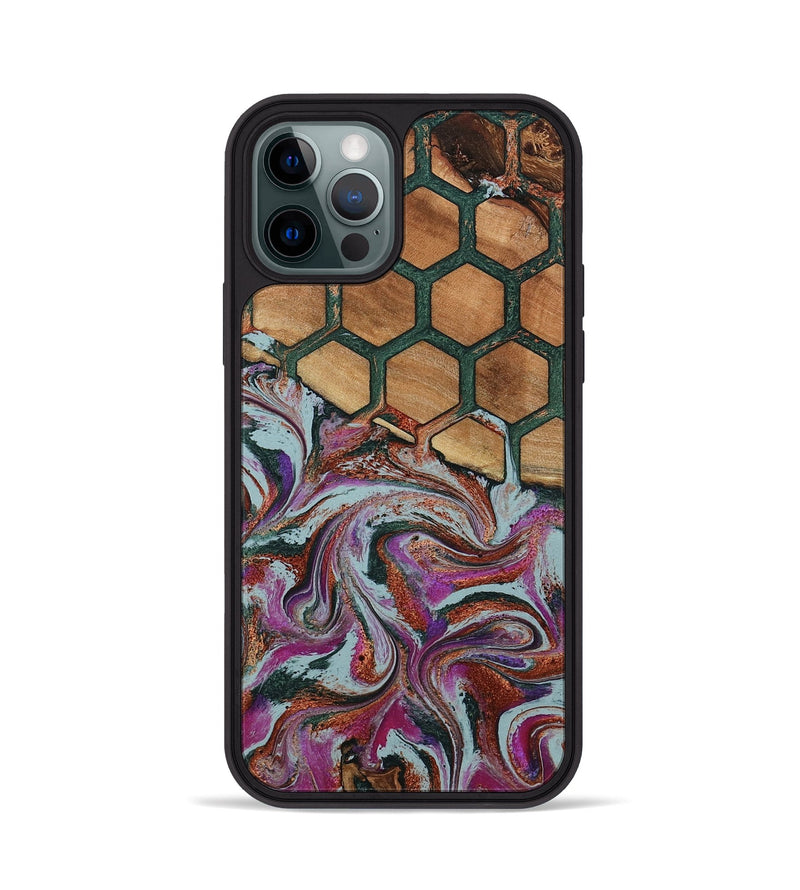 iPhone 12 Pro Wood Phone Case - Fallon (Pattern, 790646)