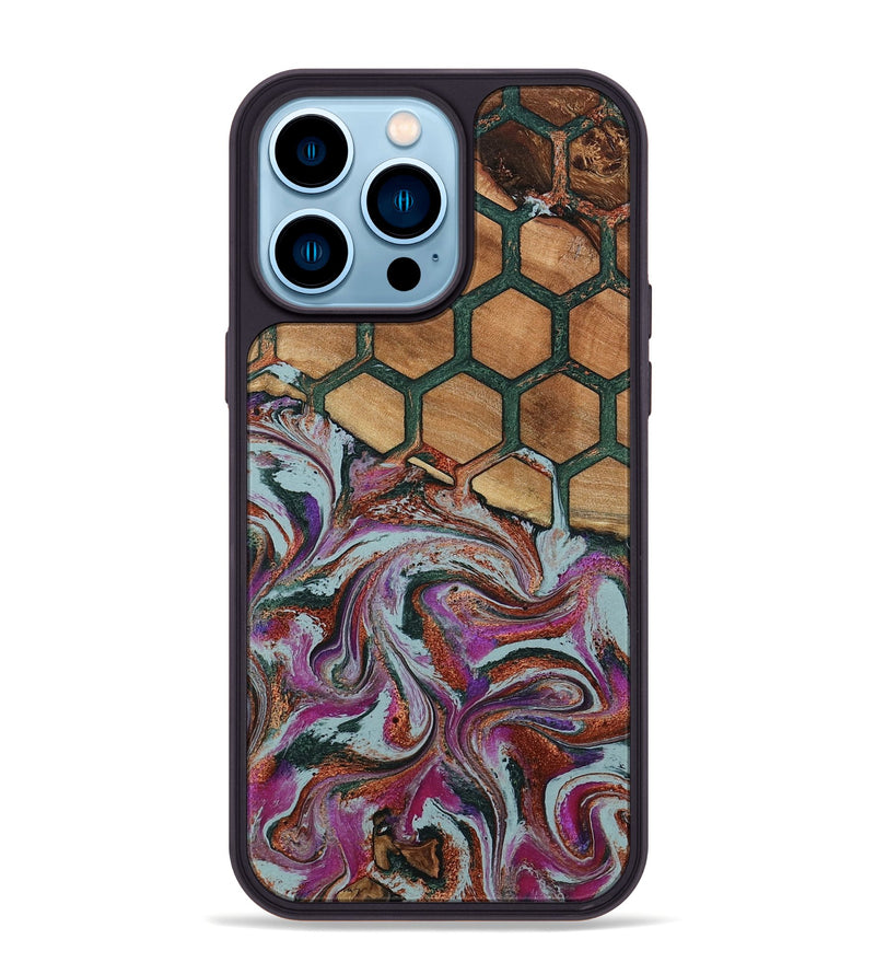 iPhone 14 Pro Max Wood Phone Case - Fallon (Pattern, 790646)