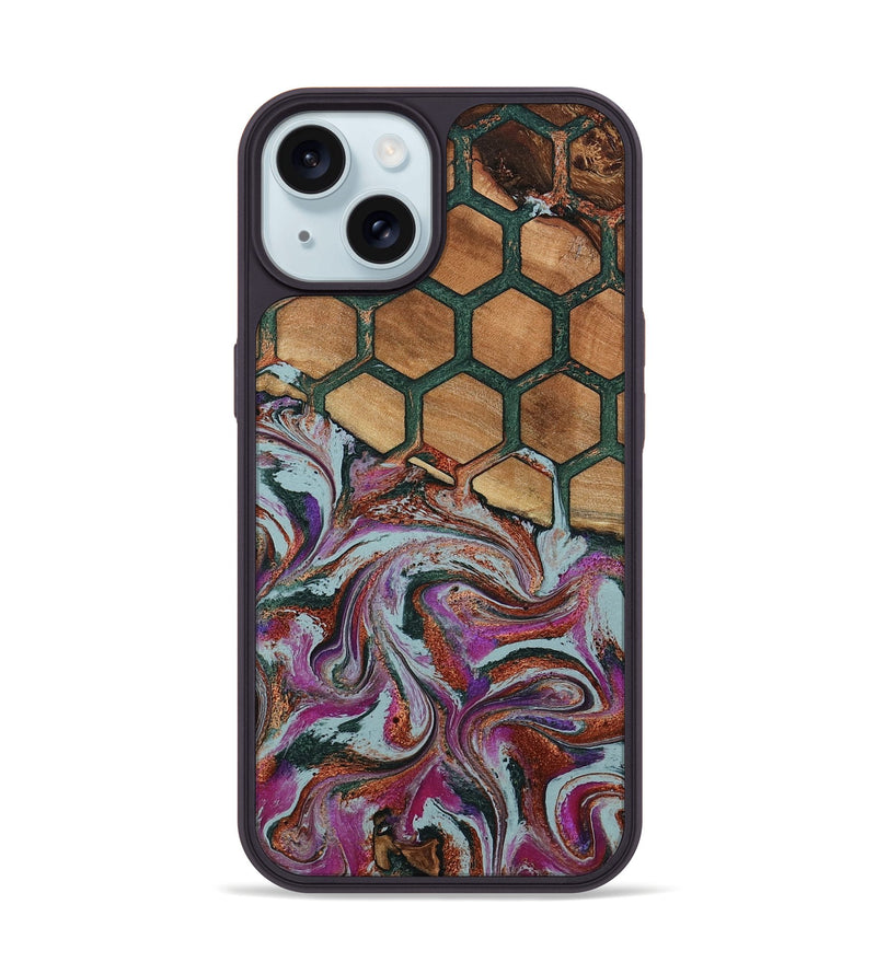 iPhone 15 Wood Phone Case - Fallon (Pattern, 790646)