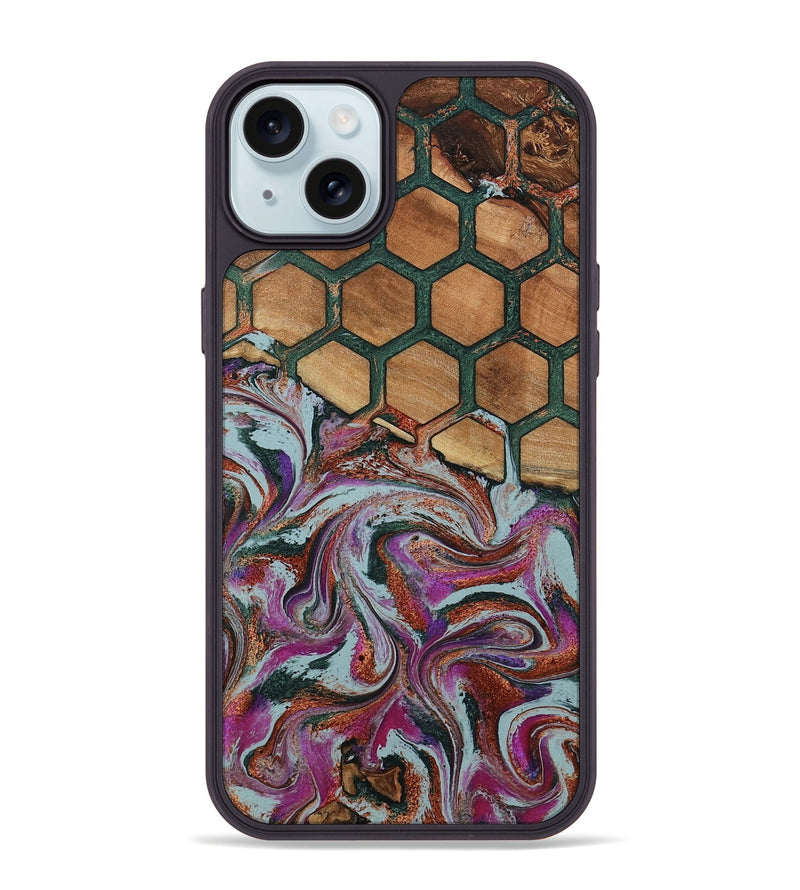 iPhone 15 Plus Wood Phone Case - Fallon (Pattern, 790646)