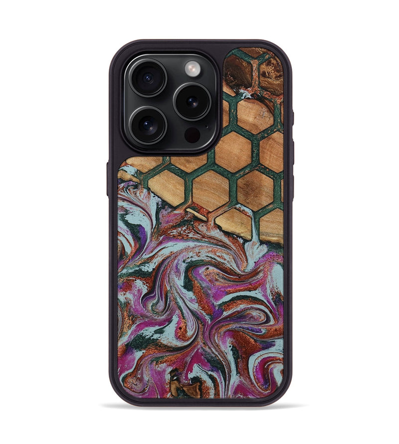 iPhone 15 Pro Wood Phone Case - Fallon (Pattern, 790646)