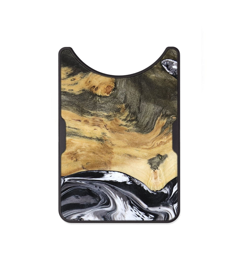 Alloy Wood Wallet - Agustin (Black & White, 790659)