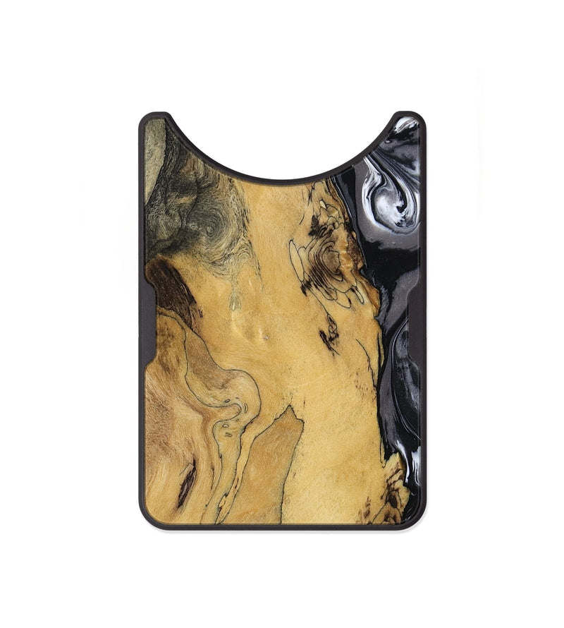 Alloy Wood Wallet - Jimena (Black & White, 790661)