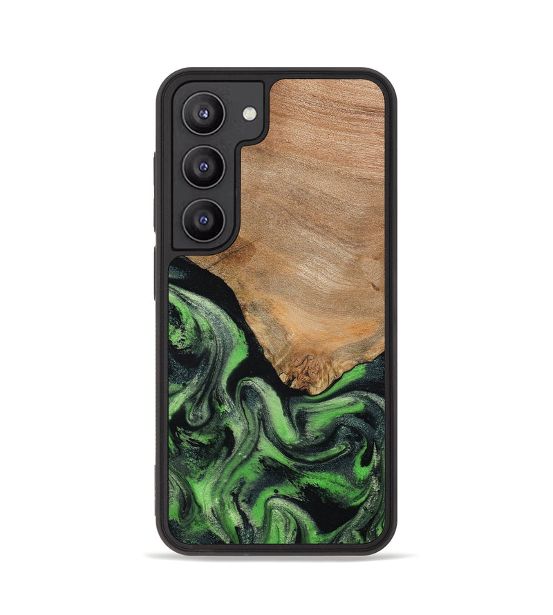 Galaxy S23 Wood Phone Case - Obie (Green, 790675)
