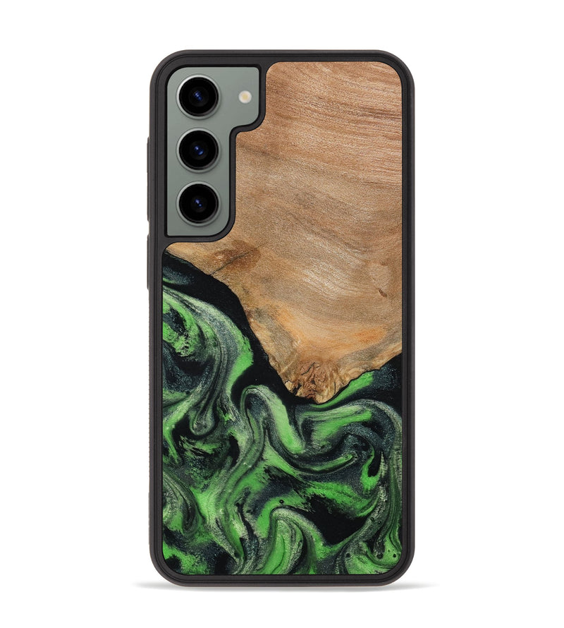 Galaxy S23 Plus Wood Phone Case - Obie (Green, 790675)