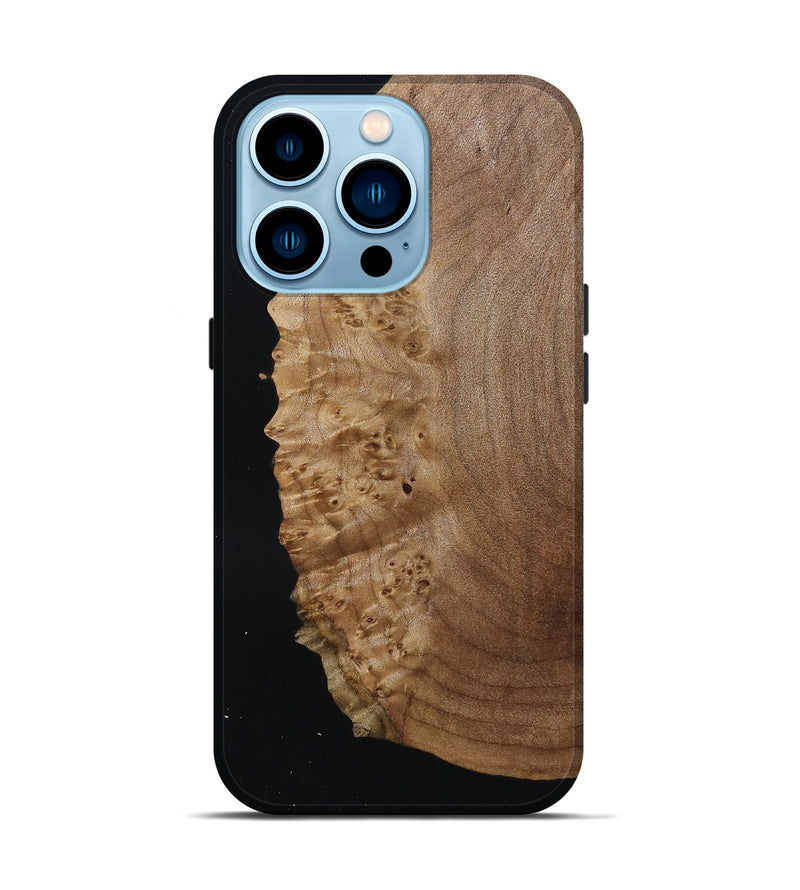 iPhone 14 Pro Wood Live Edge Phone Case - Ilene (Wood Burl, 790764)