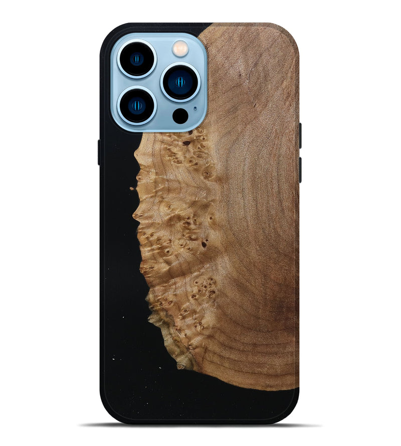 iPhone 14 Pro Max Wood Live Edge Phone Case - Ilene (Wood Burl, 790764)