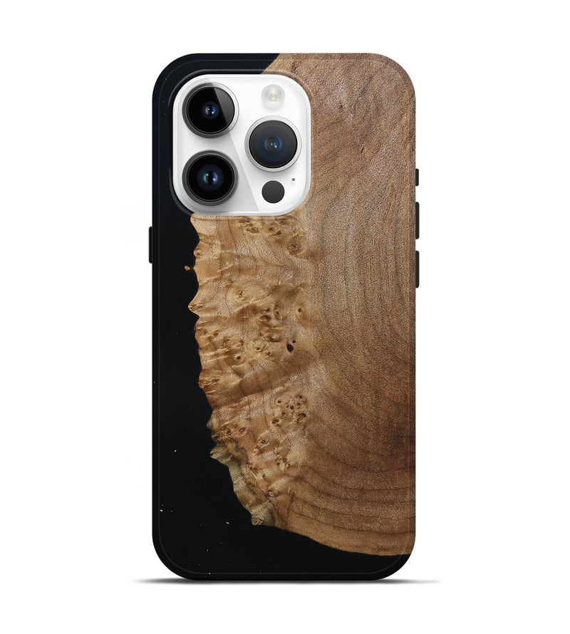 iPhone 15 Pro Wood Live Edge Phone Case - Ilene (Wood Burl, 790764)