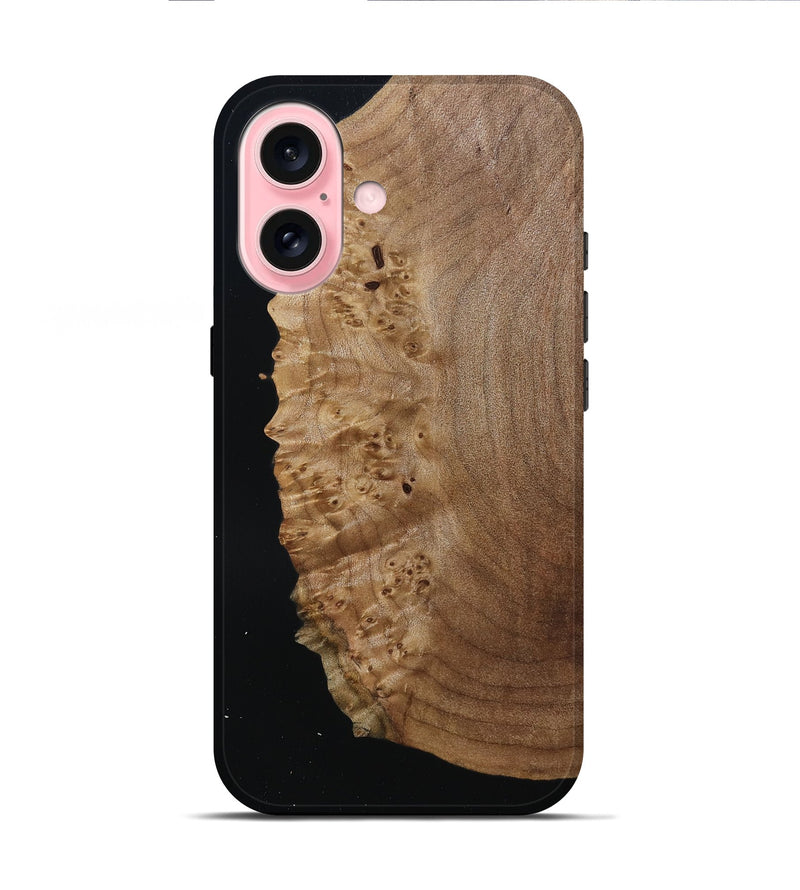 iPhone 16 Wood Live Edge Phone Case - Ilene (Wood Burl, 790764)