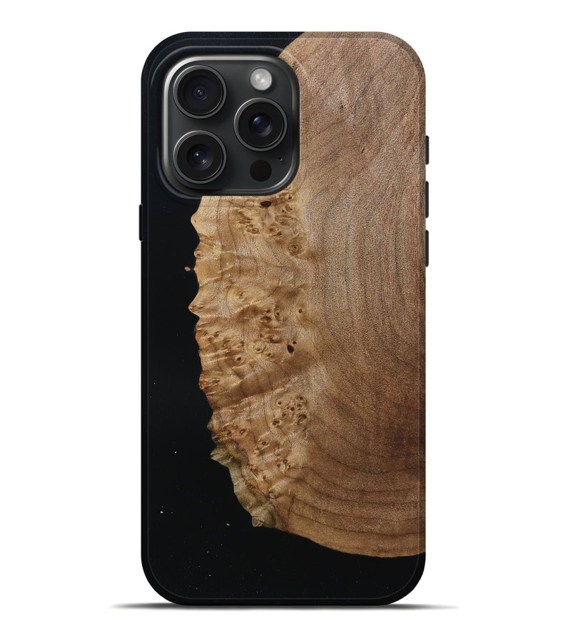 iPhone 16 Pro Max Wood Live Edge Phone Case - Ilene (Wood Burl, 790764)