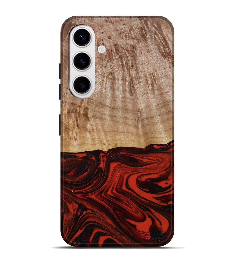 Galaxy S25 Plus Wood Live Edge Phone Case - Curt (Red, 790772)