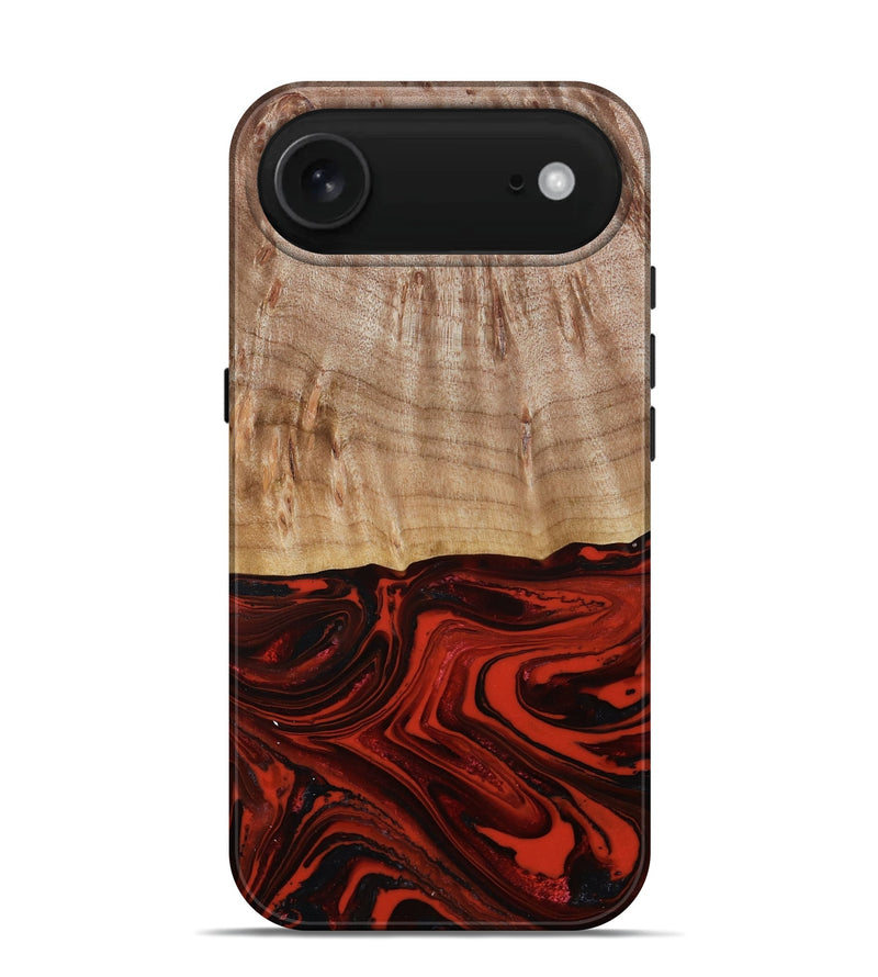 iPhone 17 Air Wood Live Edge Phone Case - Curt (Red, 790772)