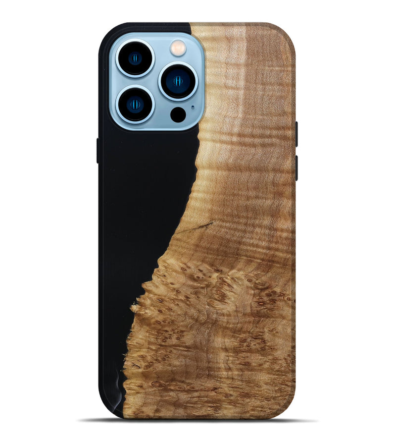 iPhone 14 Pro Max Wood Live Edge Phone Case - Kailey (Wood Burl, 790773)