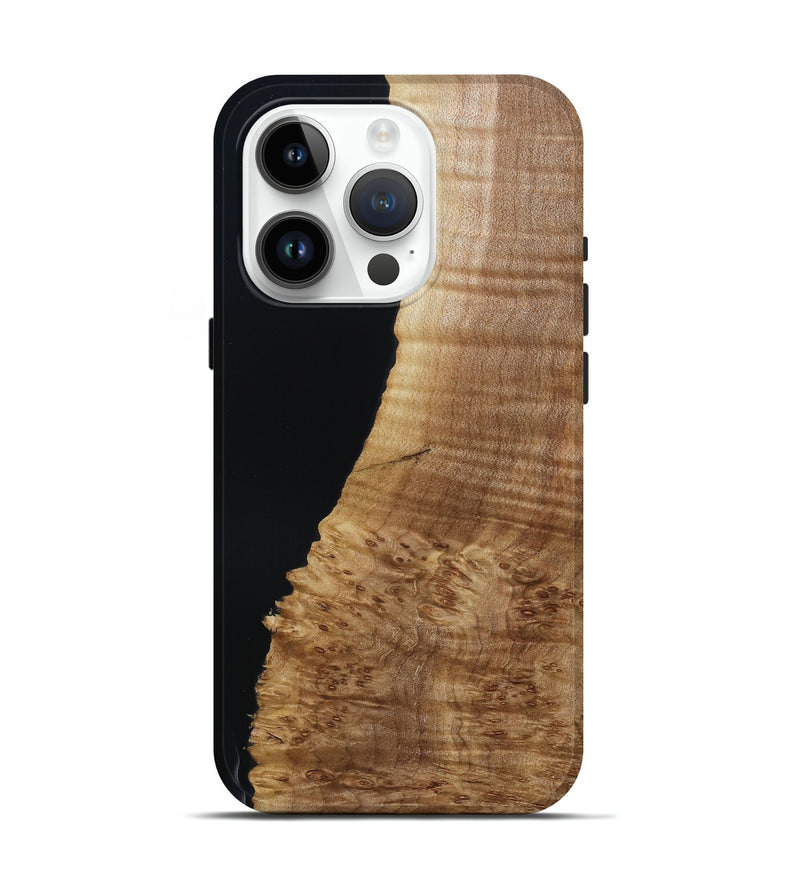 iPhone 15 Pro Wood Live Edge Phone Case - Kailey (Wood Burl, 790773)