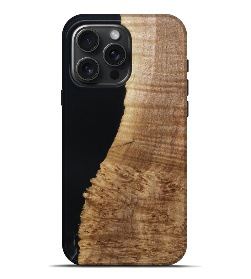 iPhone 16 Pro Max Wood Live Edge Phone Case - Kailey (Wood Burl, 790773)