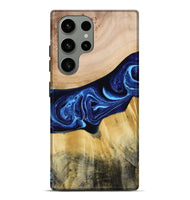 Galaxy S23 Ultra Wood Live Edge Phone Case - Saint (Blue, 790777)