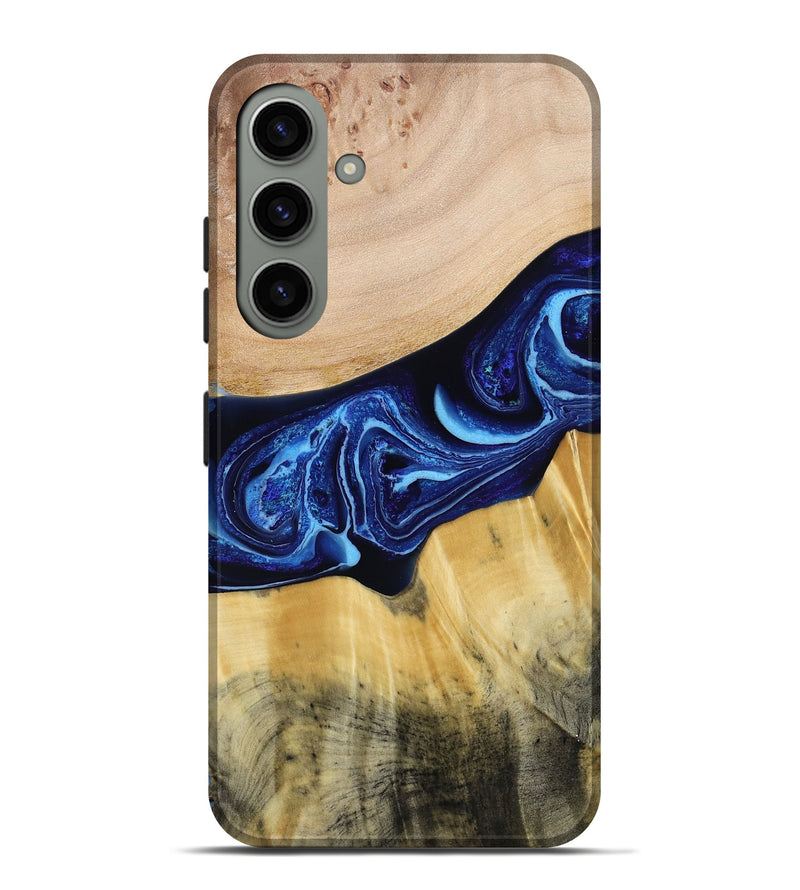 Galaxy S24 Plus Wood Live Edge Phone Case - Saint (Blue, 790777)
