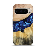 Pixel 10 Wood Live Edge Phone Case - Saint (Blue, 790777)