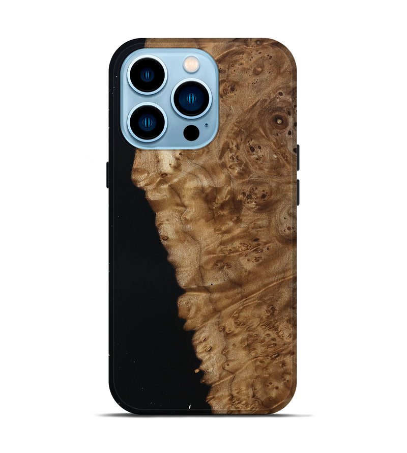 iPhone 14 Pro Wood Live Edge Phone Case - Claire (Wood Burl, 790782)