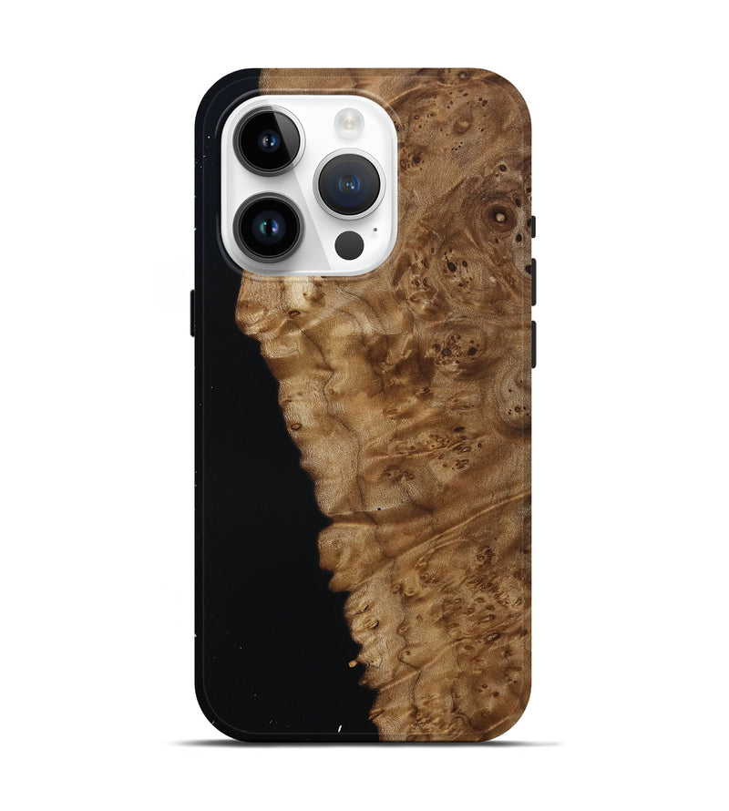 iPhone 15 Pro Wood Live Edge Phone Case - Claire (Wood Burl, 790782)