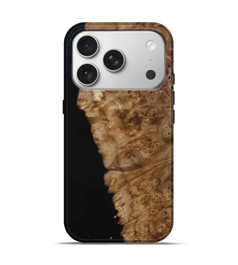 iPhone 17 Pro Wood Live Edge Phone Case - Claire (Wood Burl, 790782)