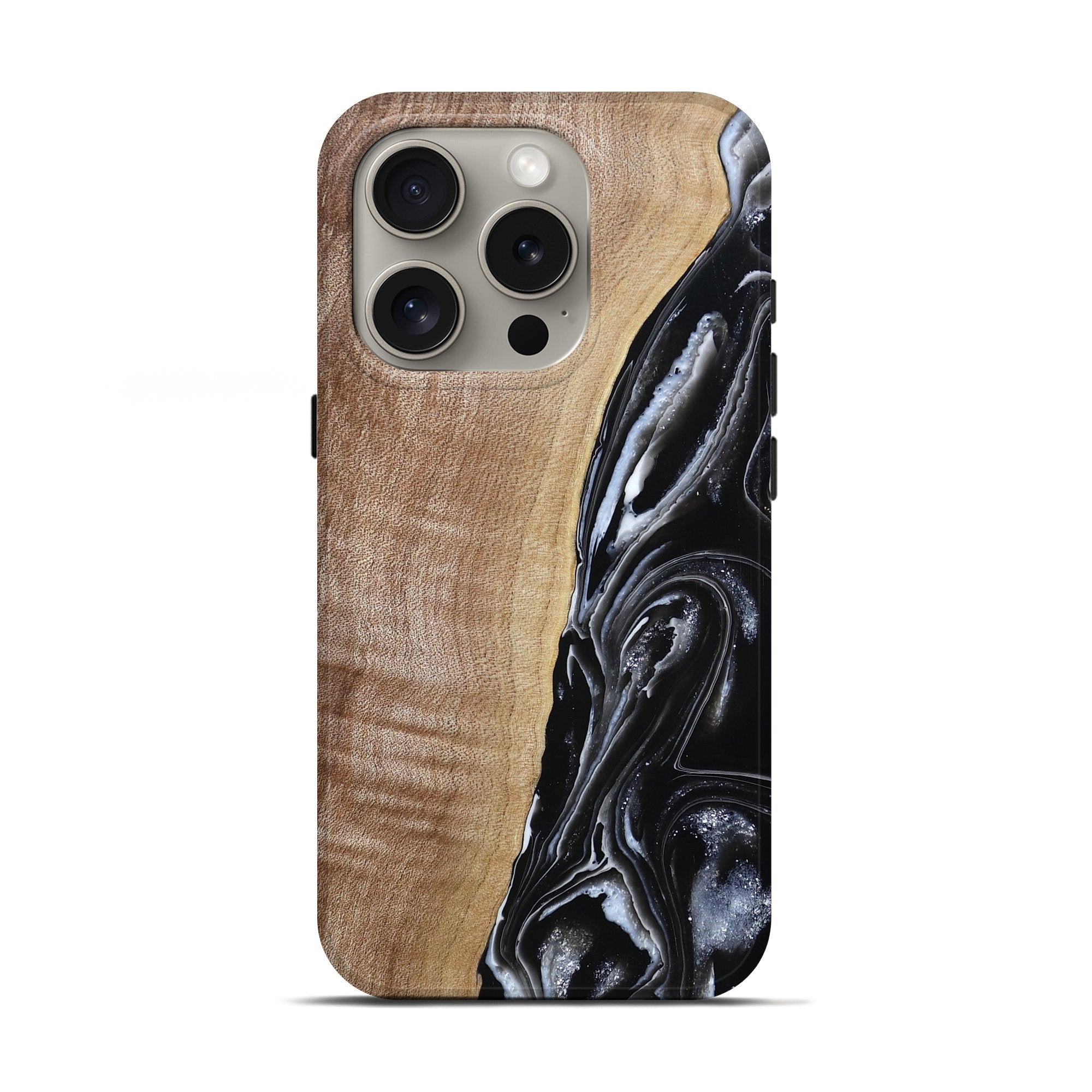 Carved Live Edge iPhone 16 Pro Max ケース iPhone 16 Pro Live Edge Wood Phone Cases by Carved