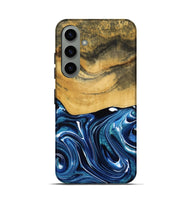 Galaxy S24 Wood Live Edge Phone Case - Charlie (Blue, 790812)