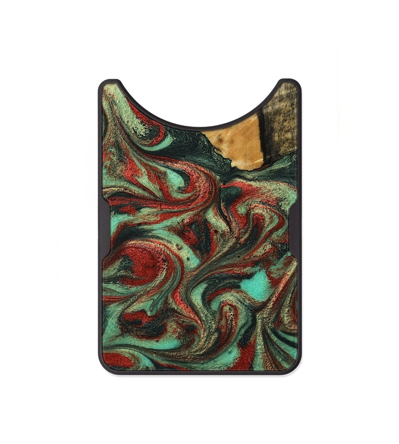 Alloy Wood Wallet - Shanae (Green, 790924)