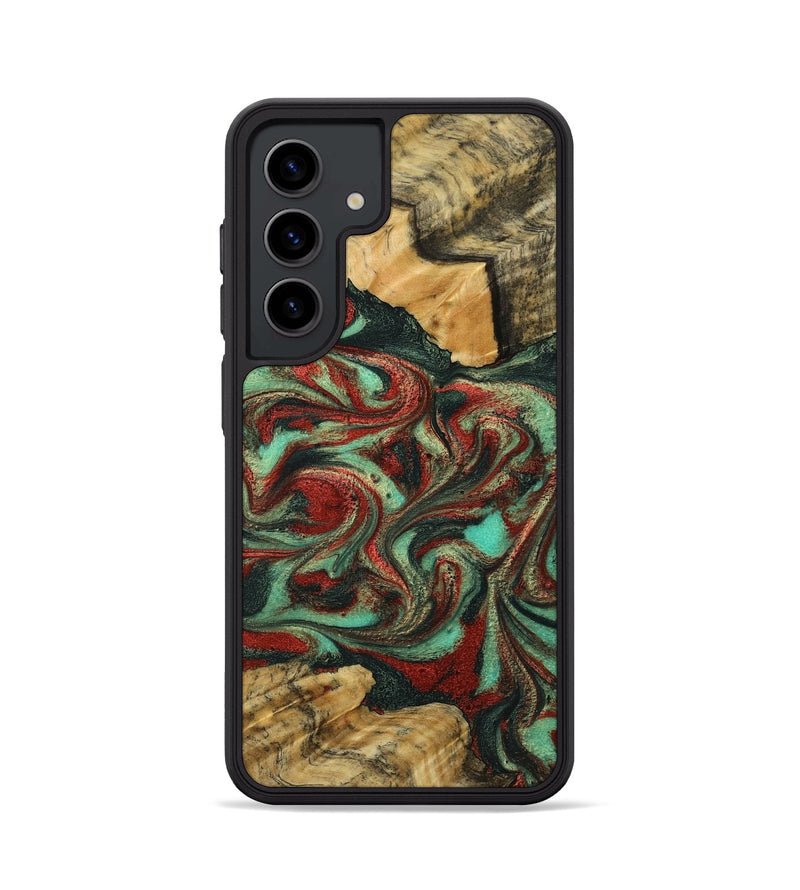 Galaxy S24 Wood Phone Case - Shanae (Green, 790924)