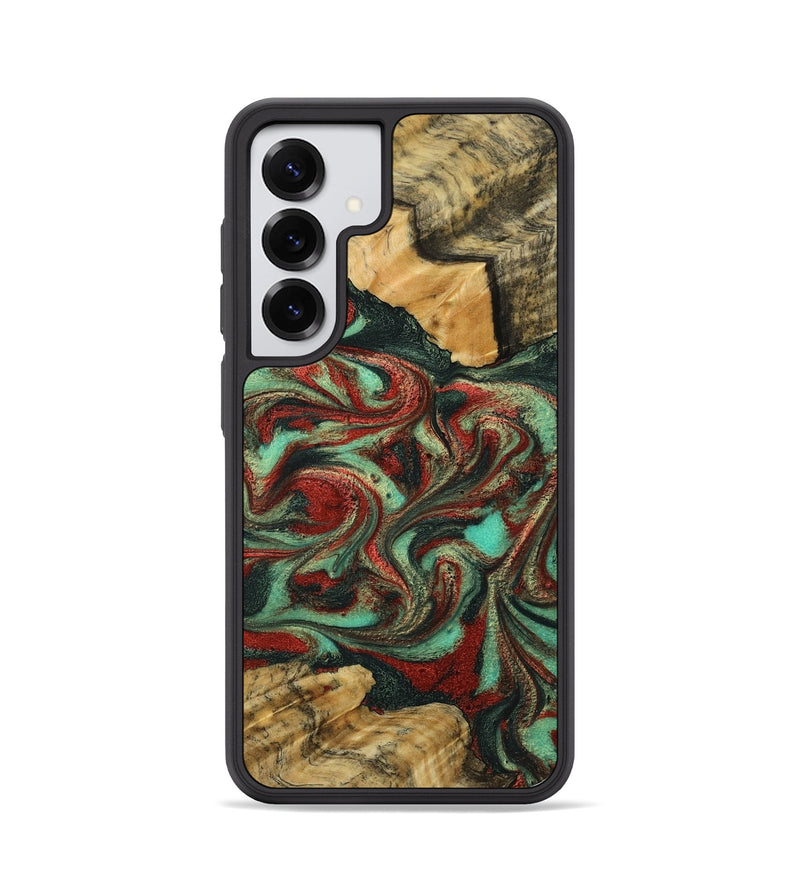 Galaxy S25 Wood Phone Case - Shanae (Green, 790924)