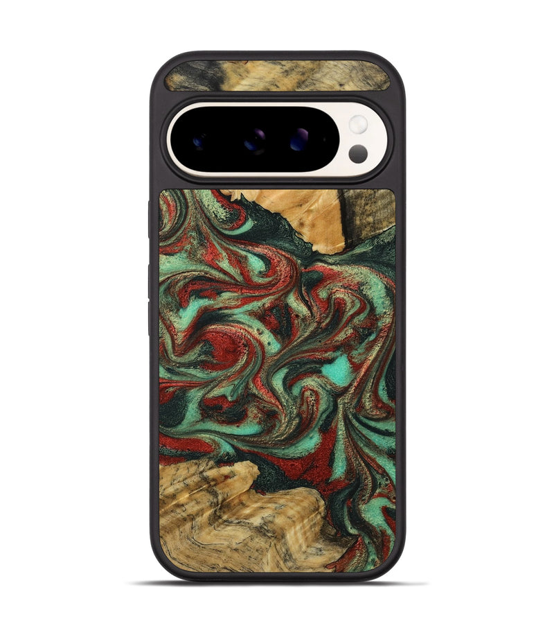 Pixel 9 Wood Phone Case - Shanae (Green, 790924)