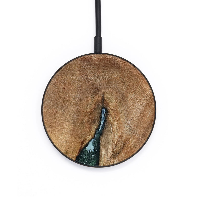 Circle Wood Wireless Charger - Jamey (Green, 790929)