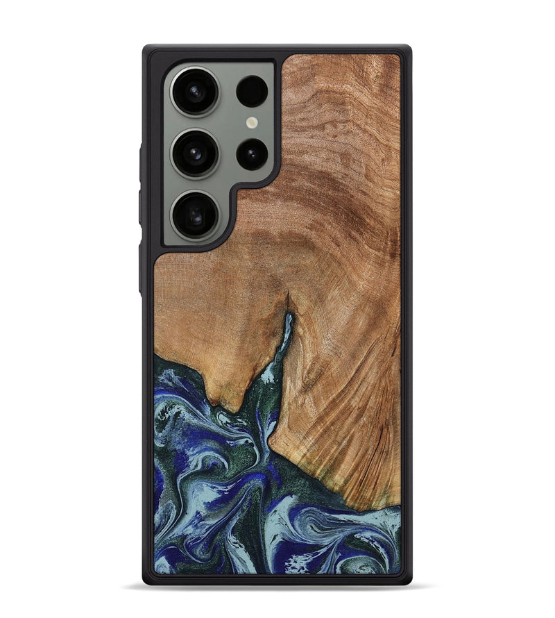 Galaxy S24 Ultra Wood Phone Case - Jamey (Green, 790929)